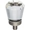 Jeffrey Alexander 1" Overall Length Brushed Pewter Faceted Glass Harlow Cabinet Knob G150BNBDL - alternate 1